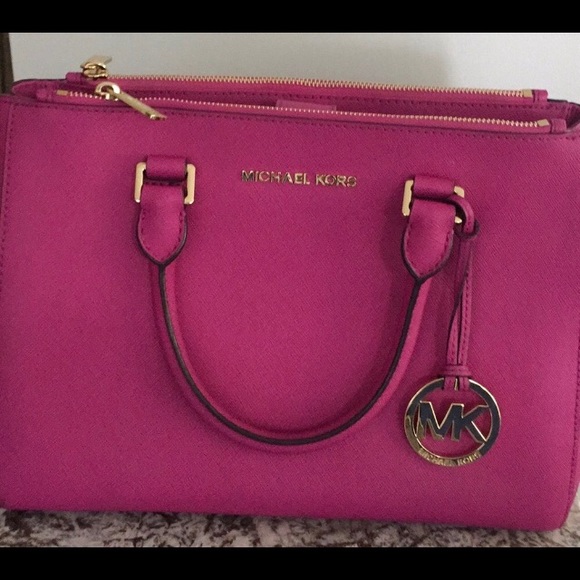 Michael Kors Handbags - MK Dark Pink Handbag